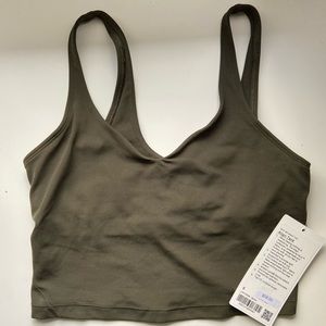 Lululemon align tank dark olive size 8